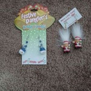 Christmas earrings